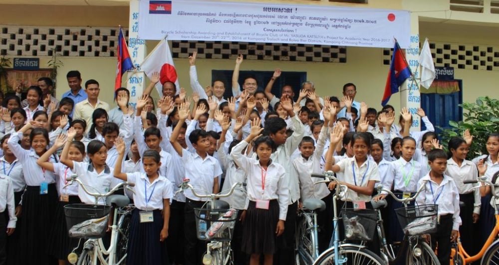 【カンボジア自転車プロジェクト】カンボジアに100台の自転車と自転車クラブ、スペアパーツを！